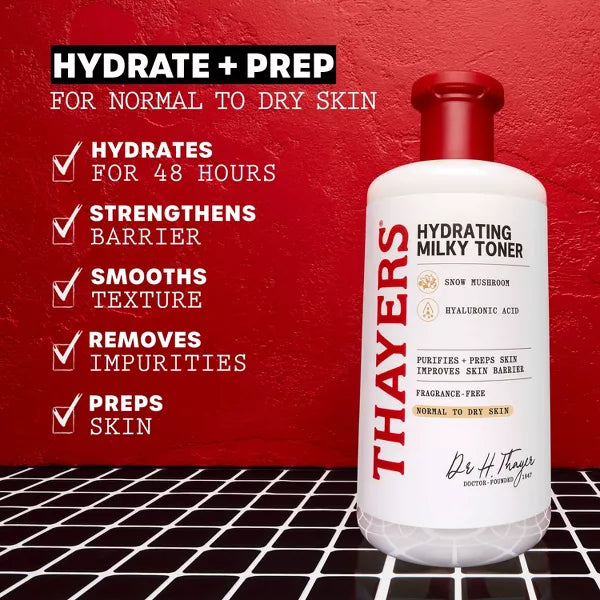 Thayers Milky Hydrating Face Toner with Snow Mushroom and Hyaluronic Acid, 12 oz-041507050105-LR-358535-3-LR eShop