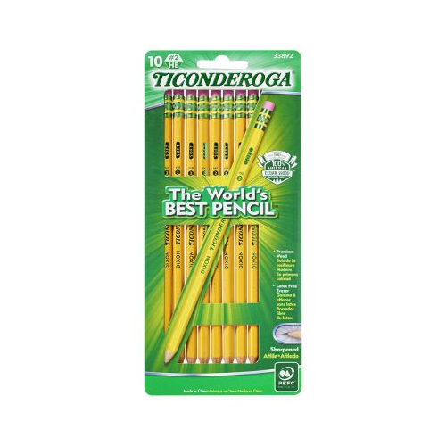 Ticonderoga No. 2 Soft Pencil, 10 count-072067338921-LR-178491-1-LR eShop