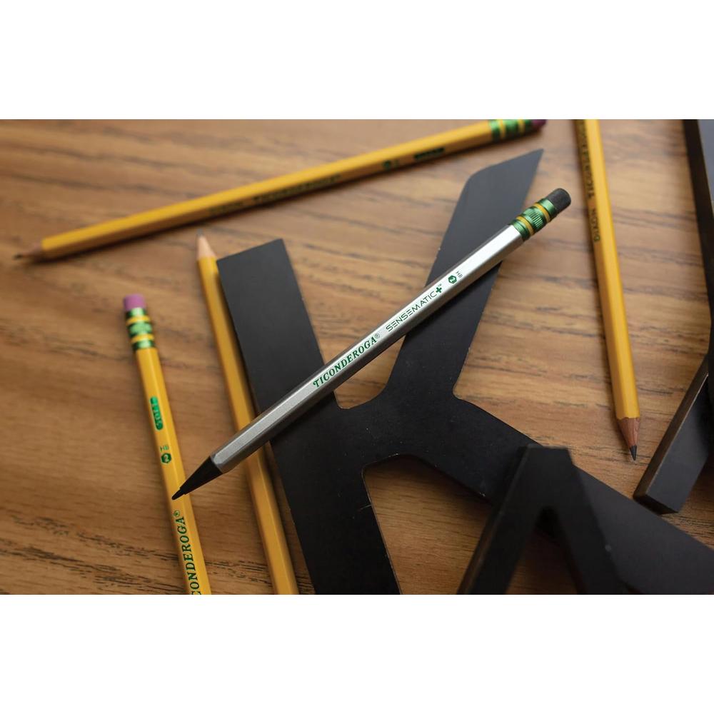 Ticonderoga Sensematic Mechanical Pencil - Silver, 2 count-072067999924-LR-325235-7-LR eShop