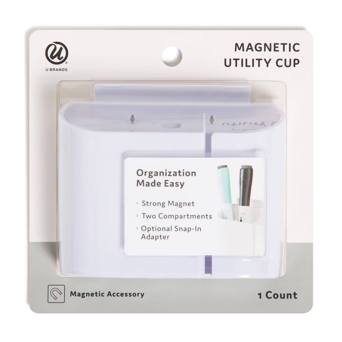 U Brands Magnetic Utility Cup, White-812296024949-LR-362750-1-LR eShop