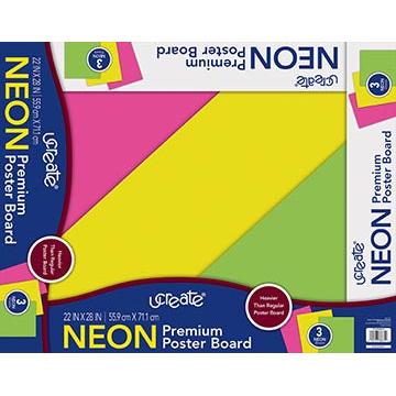 UCreate Premium Poster Board, 3 count - Assorted Colors, 22" x 28"-045173386759-LR-331755-1-LR eShop