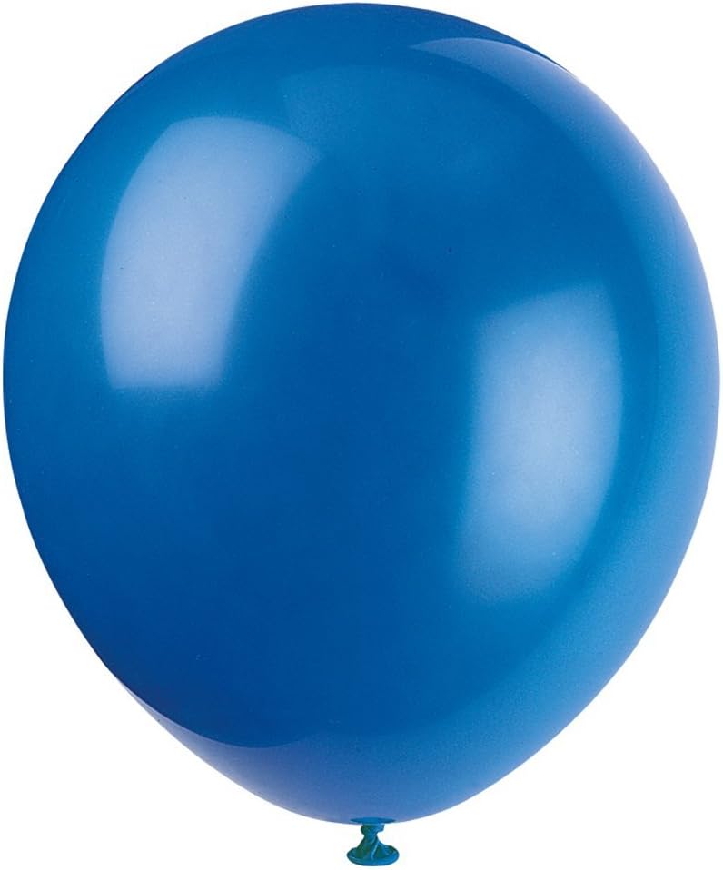 Unique 12" Latex Balloons, 10 count - Royal Blue-011179545018-LR-359574-2-LR eShop