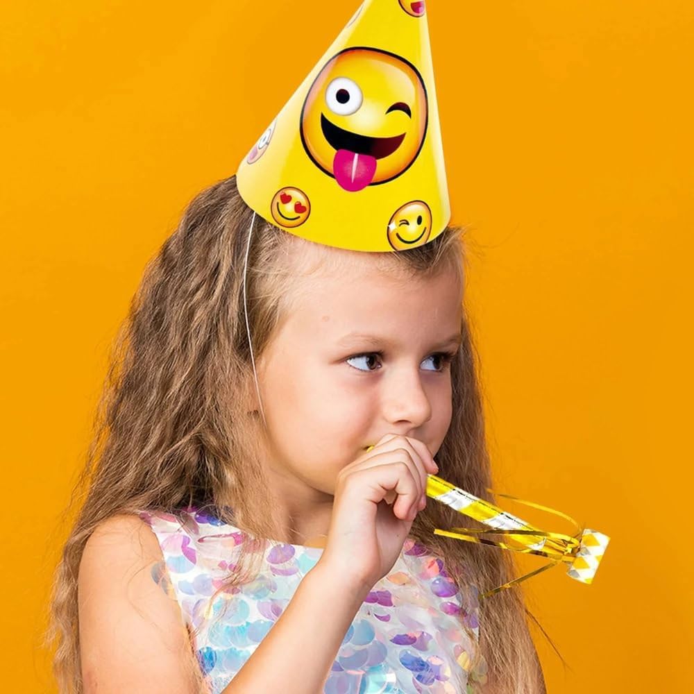 Unique Fancy Fringed Multicolor Metallic Stripes Party Blowouts, 8 pack-011179090044-LR-108718-2-LR eShop