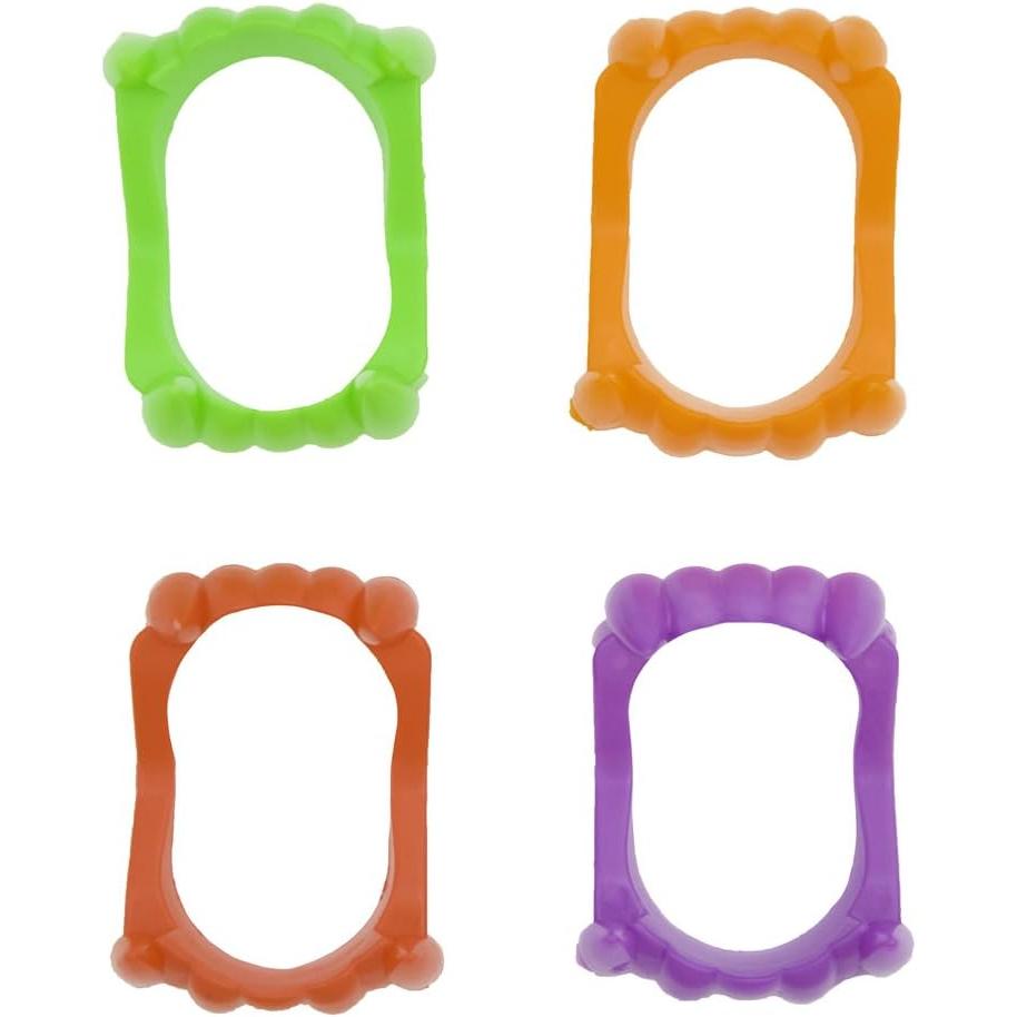 Unique Fun Neon Vampire Teeth Party Favors - Assorted, 4 count-011179847419-LR-333376-2-LR eShop