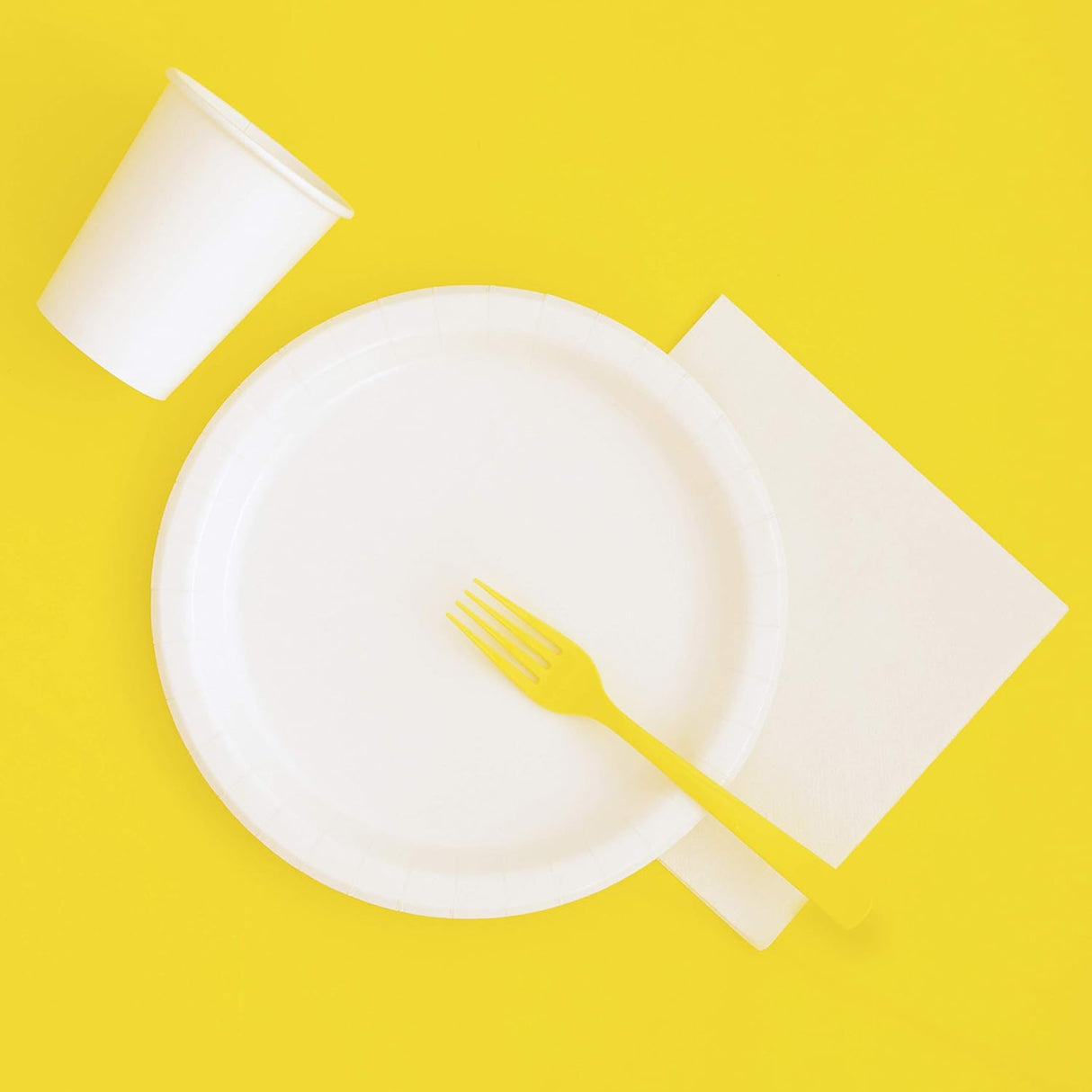 Unique Solid Rectangular Plastic Table Cover, 54" x 108" - Neon Yellow-011179991532-LR-359597-3-LR eShop