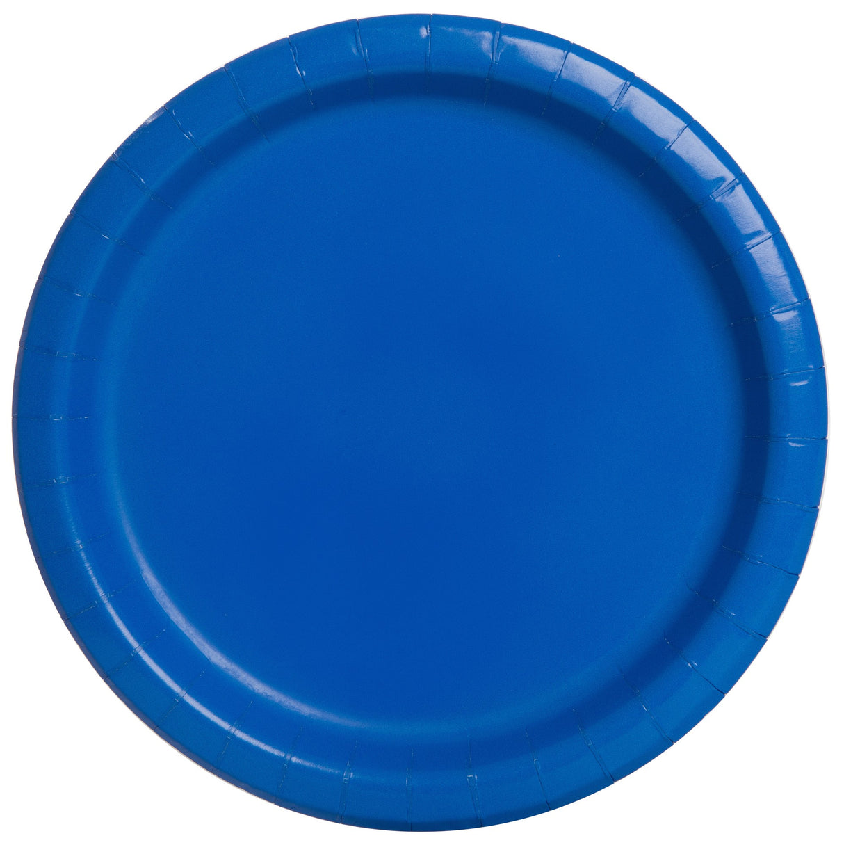 Unique Solid Round 7" Paper Plates - Royal Blue, 20 count-011179314744-LR-359570-1-LR eShop