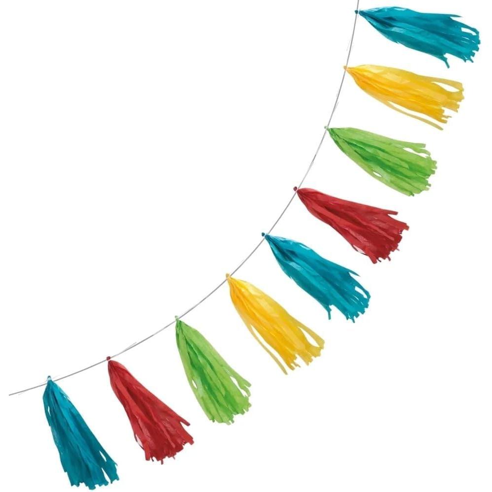 Unique Vibrant Multicolored Tissue Tassel Garland, 9 ft-011179629596-LR-359579-2-LR eShop