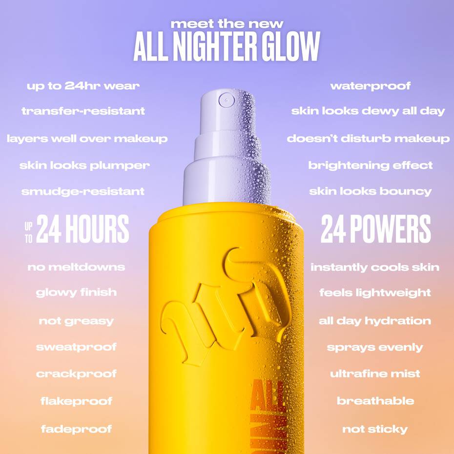 URBAN DECAY All Nighter Glow Waterproof Setting Spray, 4 oz-3605973072510-LR-361994-7-LR eShop