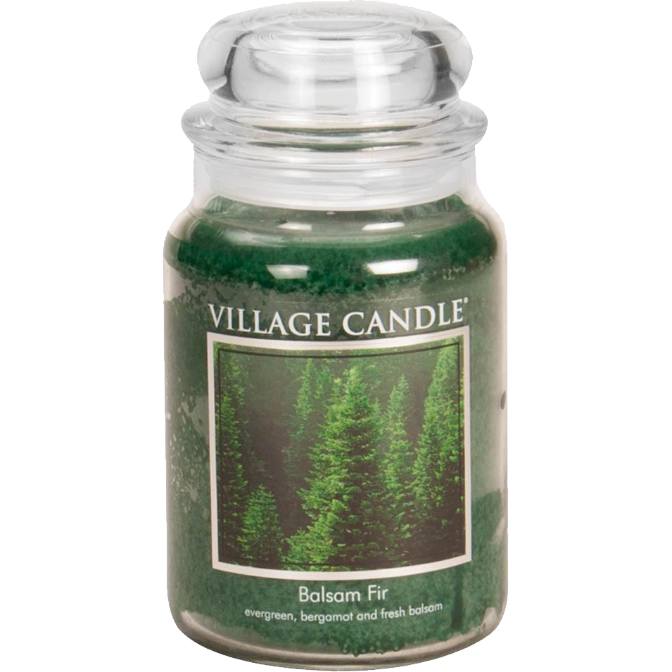 Village Candle Large Apothecary Jar Candle - Balsam Fir-602406109464-LR-199894-1-LR eShop