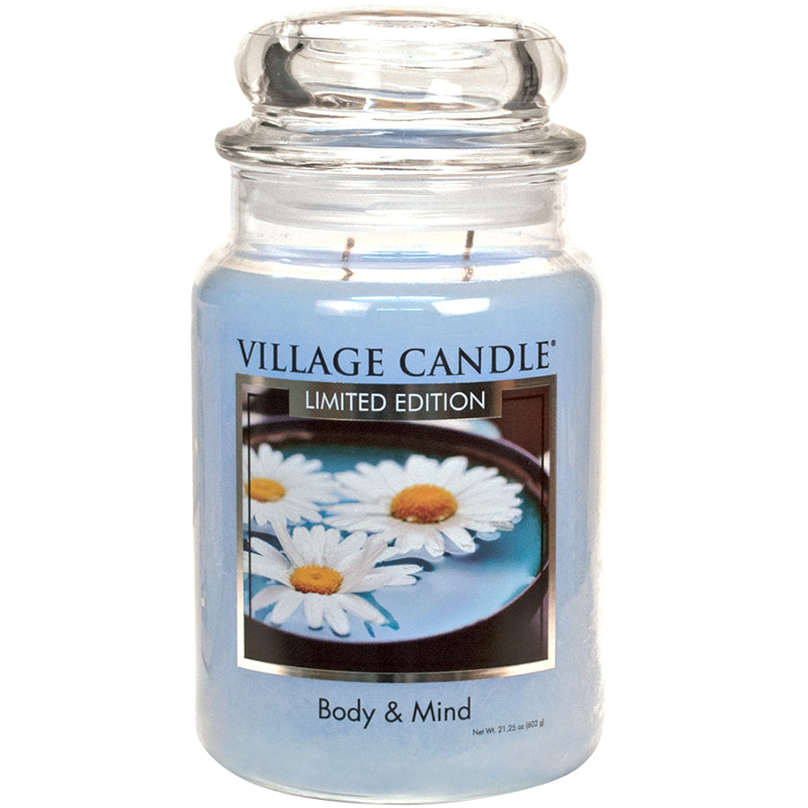 Village Candle Large Apothecary Jar Candle - Body & Mind-602406643913-LR-332801-1-LR eShop