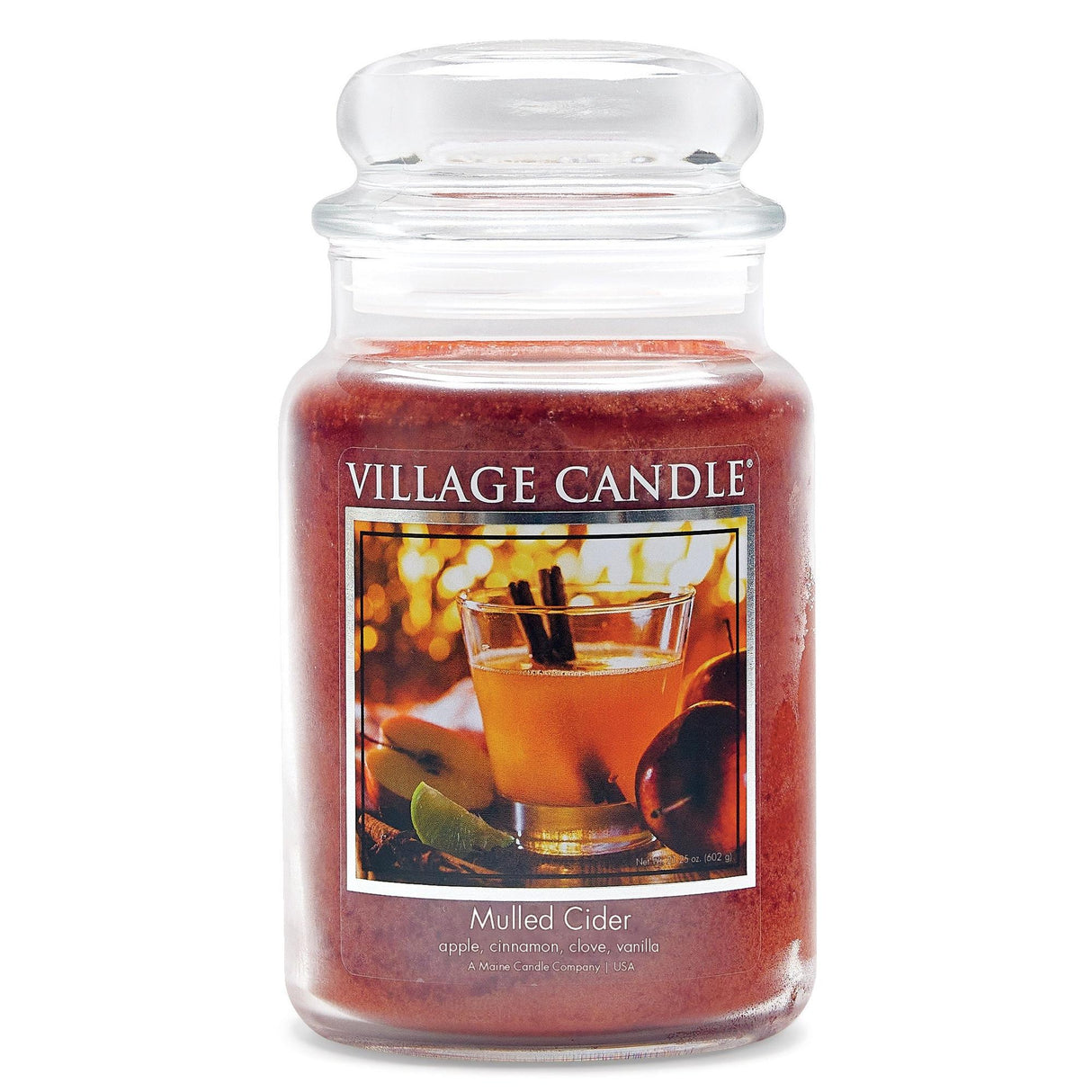 Village Candle Large Apothecary Jar Candle - Mulled Cider-602406801627-LR-199899-1-LR eShop