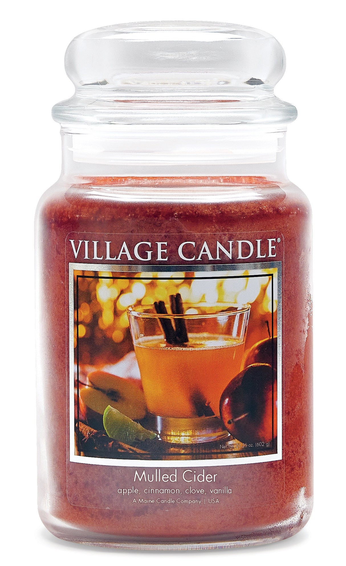 Village Candle Large Apothecary Jar Candle - Mulled Cider-602406801627-LR-199899-1-LR eShop