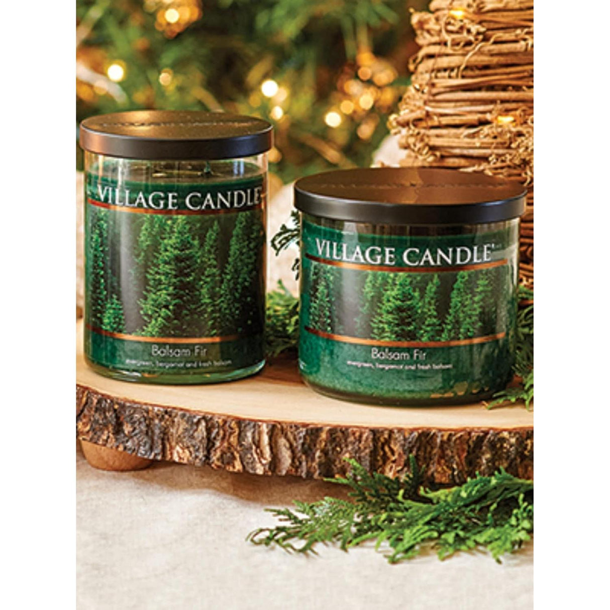 Village Candle Medium Bowl Candle - Balsam Fir-602406627043-LR-322081-4-LR eShop
