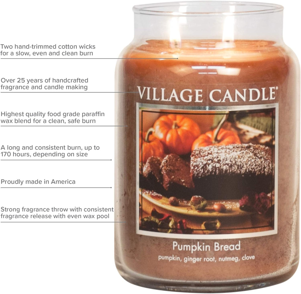 Village Candle Medium Glass Apothecary Jar Candle - Fresh Strawberries-602406602828-LR-322058-4-LR eShop