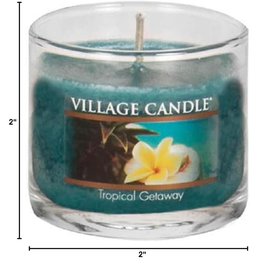 Village Candle Mini Glass Votive Candle - Tropical Getaway-602406215158-LR-322066-3-LR eShop