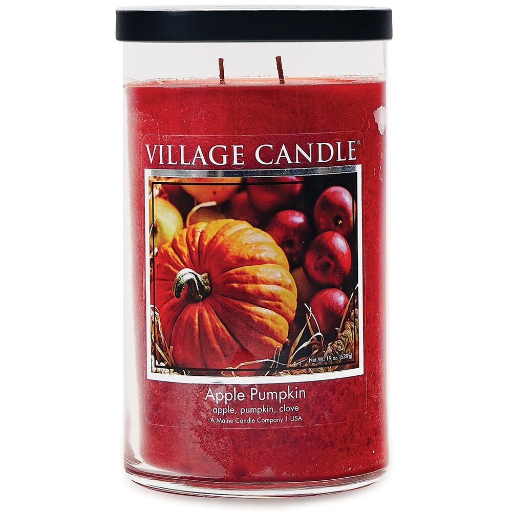 Village Candle Tall Bowl Candle - Apple Pumpkin-602406614302-LR-322067-1-LR eShop