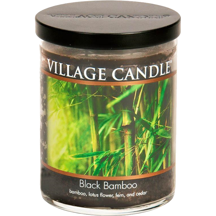 Village Candle Tall Bowl Candle - Black Bamboo-602406611547-LR-322069-1-LR eShop