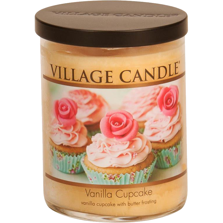 Village Candle Tall Bowl Candle - Vanilla Cupcake-602406611677-LR-322078-1-LR eShop