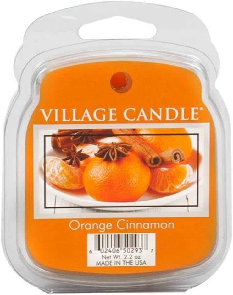 Village Candle Wax Melts Flameless Fragrance - Orange Cinnamon-602406502937-LR-322047-1-LR eShop