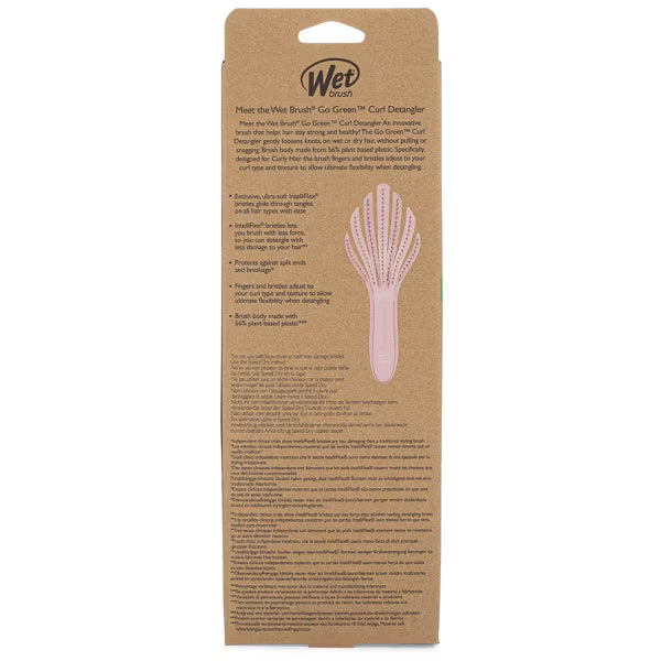 Wet Brush Go Green Curly Detangling Hair Brush - Pink-736658537918-LR-349088-9-LR eShop