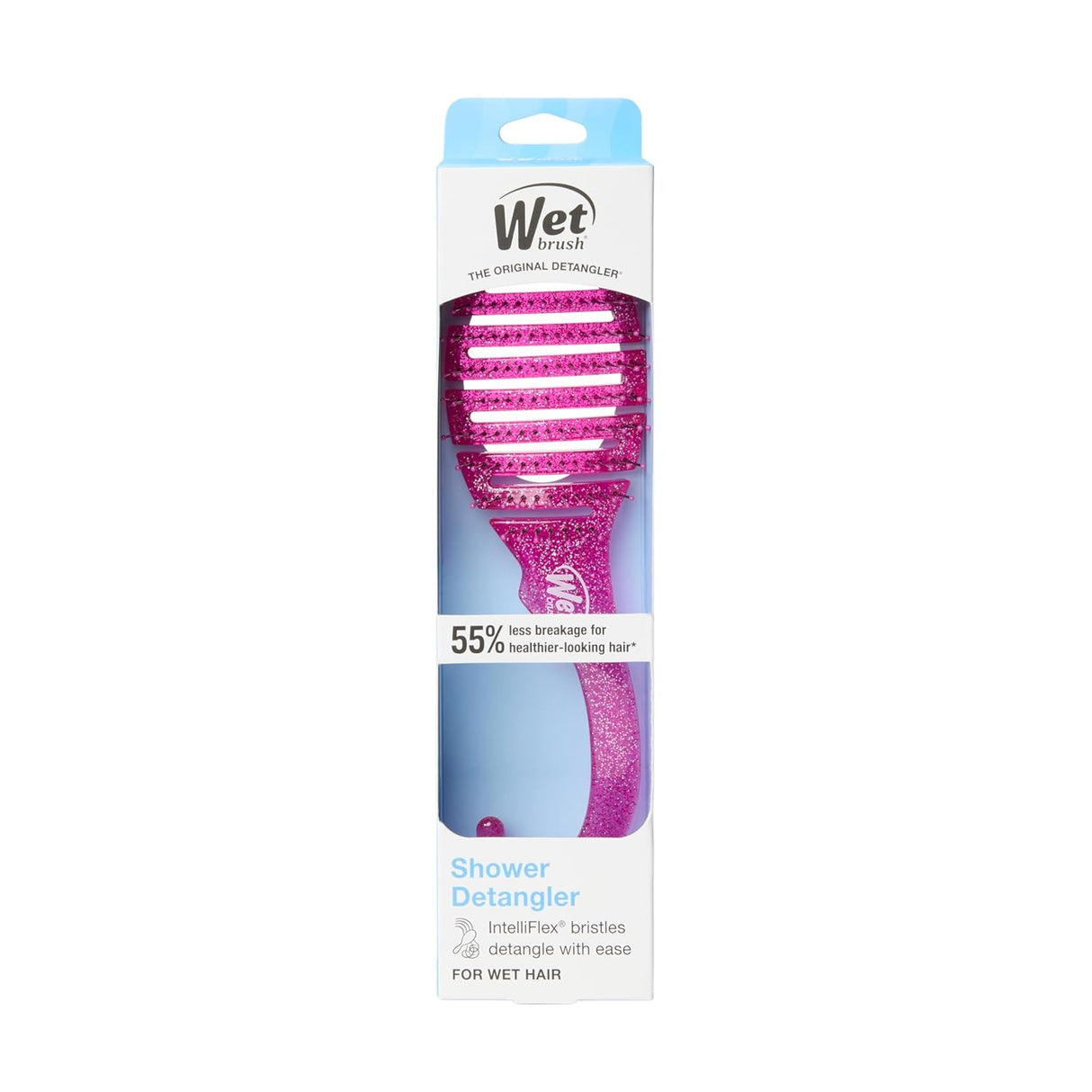 Wet Brush Shower Hair Brush Detangler - Pink Glitter-736658598155-LR-359896-1-LR eShop