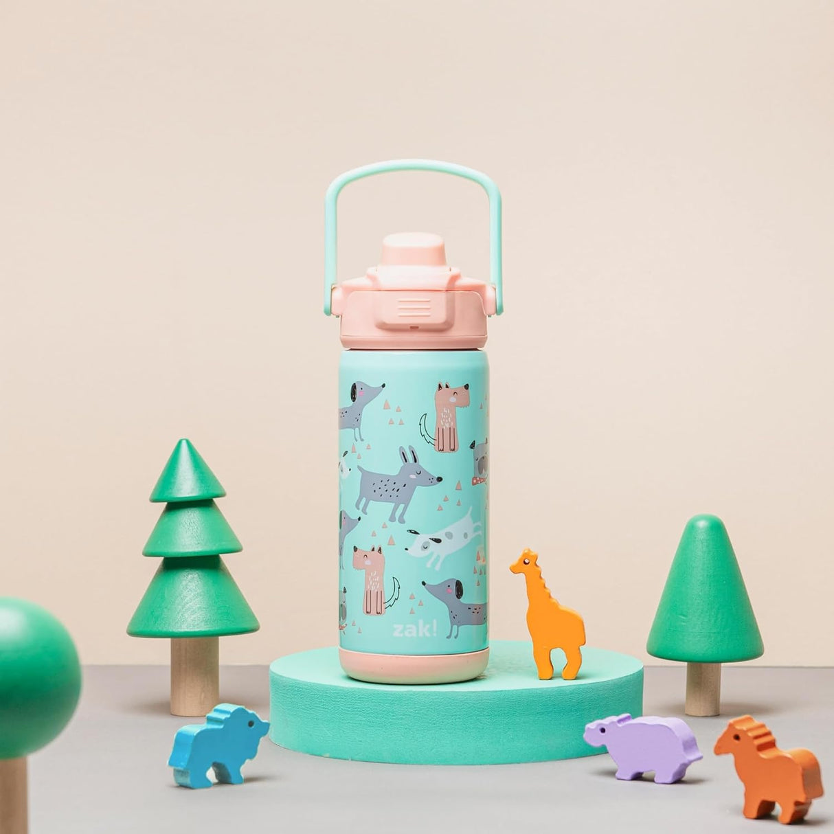 Zak Stainless Steel Vacuum Bottle - Dog, 14 oz-707849173871-LR-354936-3-LR eShop