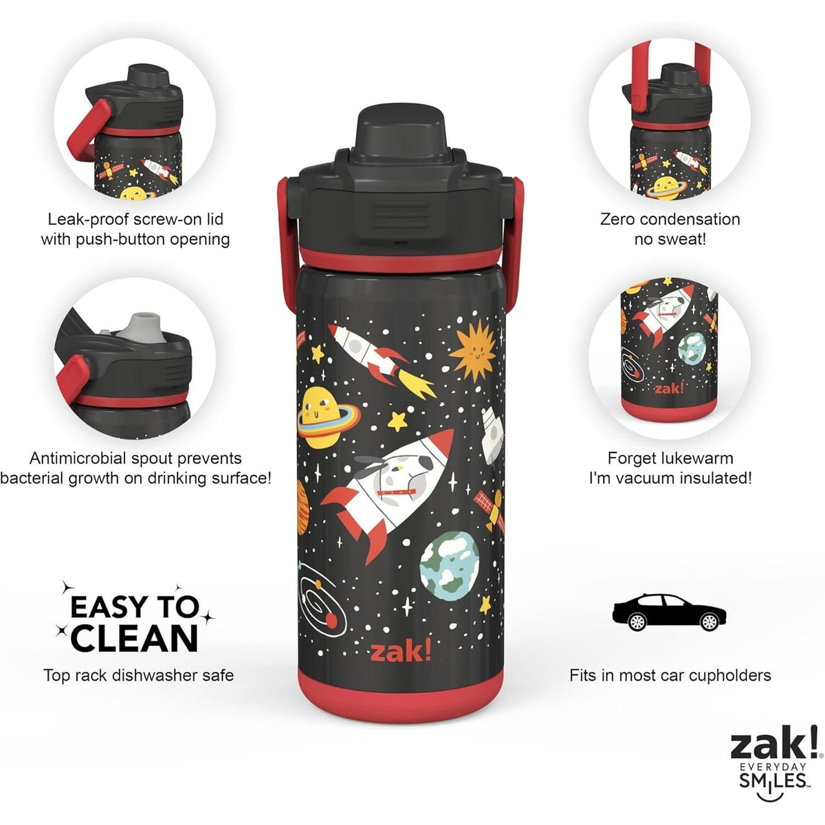 Zak Stainless Steel Vacuum Bottle - Spaceships, 14 oz-707849173901-LR-354938-4-LR eShop