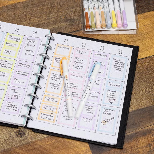 Zebra Midliner Double Ended Art & Stationary Markers - Assorted Neutrals, 10 pack-045888787018-LR-358290-5-LR eShop