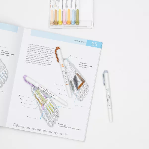 Zebra Midliner Double Ended Art & Stationary Markers - Assorted Neutrals, 10 pack-045888787018-LR-358290-6-LR eShop