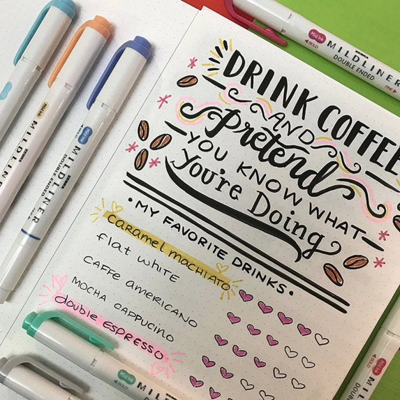 Zebra Mildliner Double Ended Creative Marker - Smoke Blue-045888784208-LR-331017-6-LR eShop