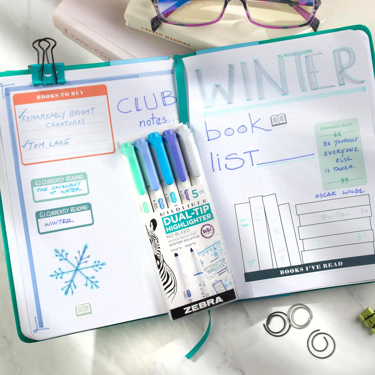 Zebra Pen Mildliner Dual-Tip Highlighter Set - Winter Solstice - 5pk-045888783256-LR-362598-2-LR eShop