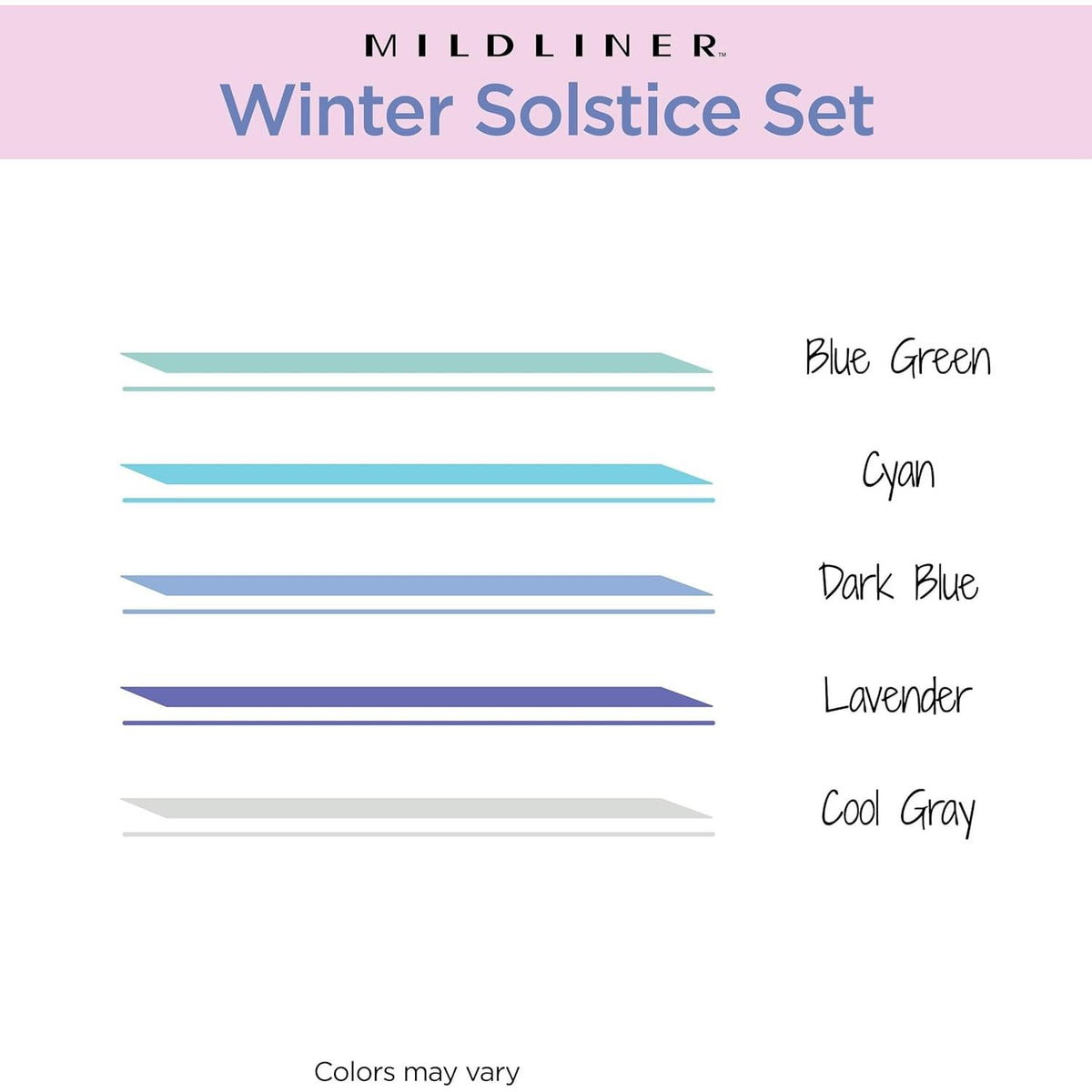 Zebra Pen Mildliner Dual-Tip Highlighter Set - Winter Solstice - 5pk-045888783256-LR-362598-4-LR eShop