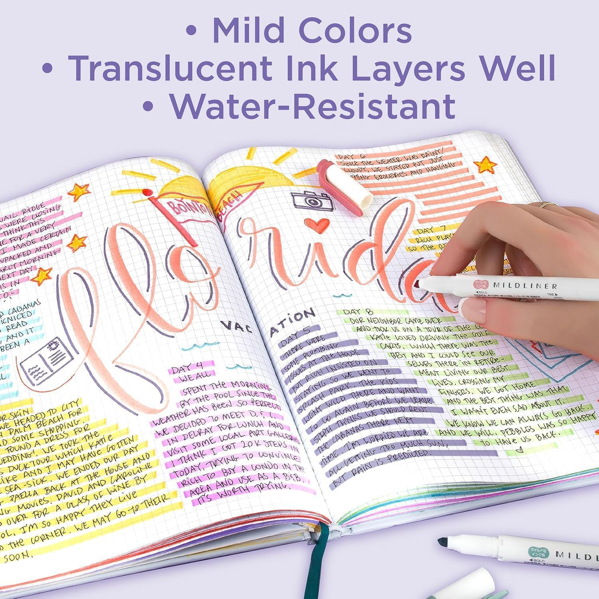 Zebra Pen Mildliner Dual-Tip Highlighter Set - Winter Solstice - 5pk-045888783256-LR-362598-5-LR eShop