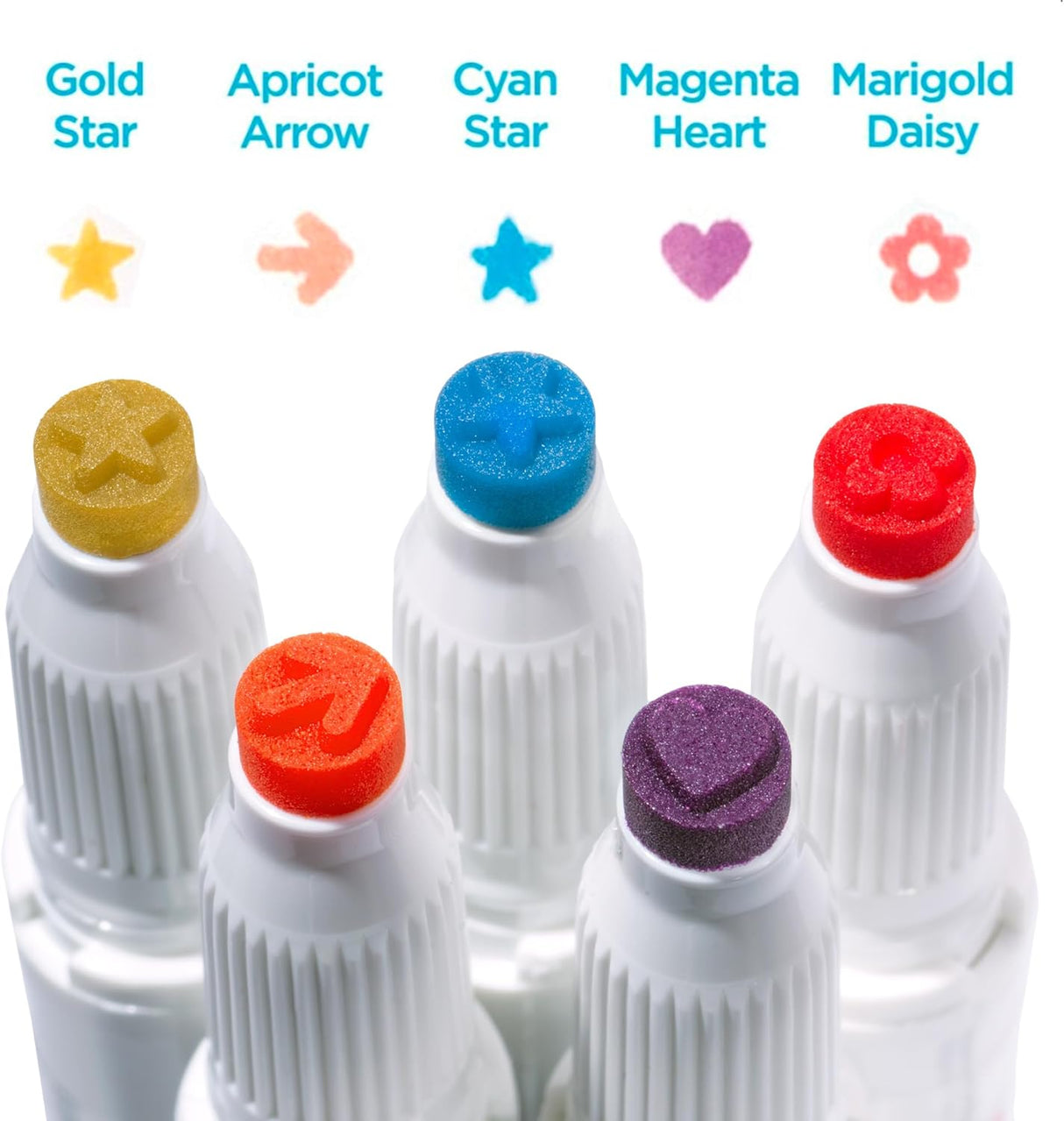 Zebra Pen Mildliner Dual-Tip Stamp Marker, Assorted Colors, 5-Pack-045888733053-LR-362597-2-LR eShop