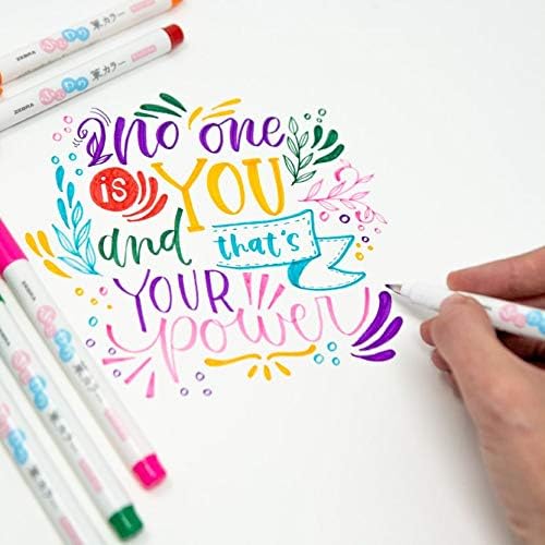 Zebra Zensations Funwari Fude Colored Brush Pen Set - Assorted Colors, 6 count-045888011069-LR-331078-4-LR eShop