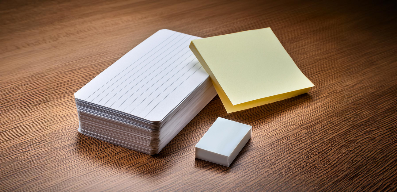 Index Cards & Sticky Notes