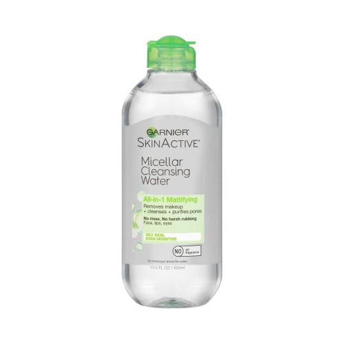 Garnier SkinActive Micellar Cleansing Water for Oily Skin, 13.5 fl. oz.