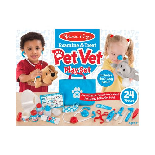 Melissa & Doug Examine & Treat Pet Vet Play Set