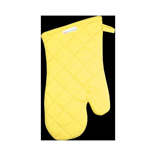 MUkitchen 100% Cotton Terry-Lined 13"x7" Oven Mitt - Chiffon