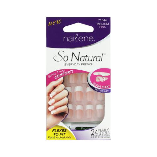 Nailene So Natural Nails Medium Pink