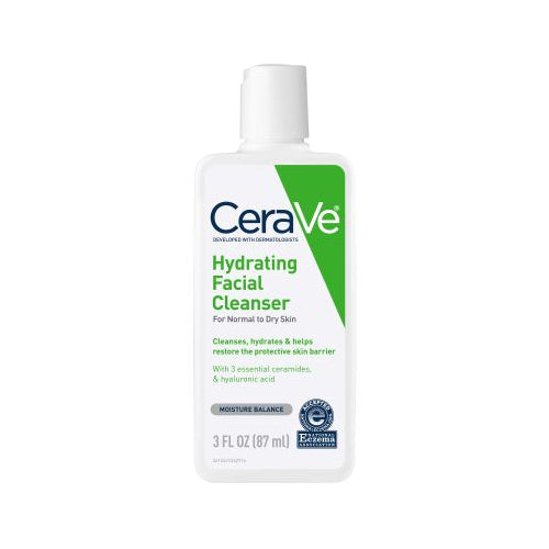 CeraVe Hydrating Facial Cleanser for Normal to Dry Skin 3oz