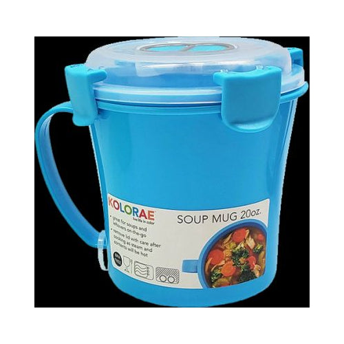 KOLORAE SOUP MUG 20OZ ASSORTED