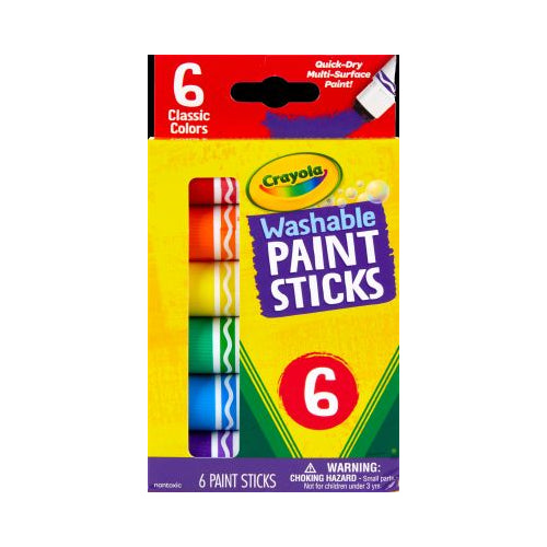 "6CT WH PAINT STICKS,24PK"