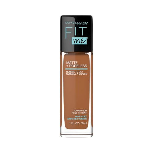 Maybelline Fit Me Matte + Poreless Oil Free Foundation, 356 Warm Coconut, 1 fl oz