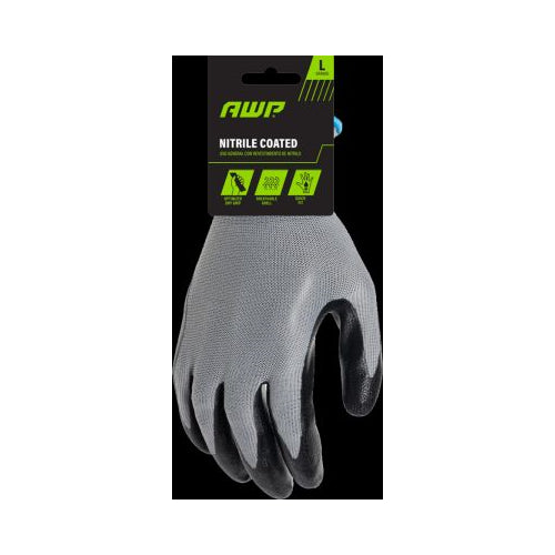 AWP NITRILE COATED GLOVE L