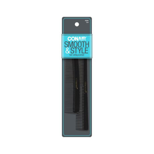 Conair Hard Rubber Pocket and Barber Comb, 2-pack