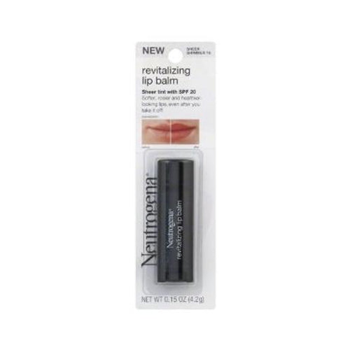 Neutrogena Revitalizing Tinted Lip Balm, SPF 20, Sheer Shimmer, .15 oz