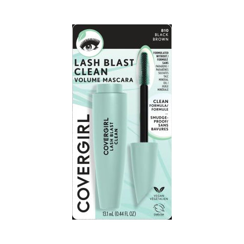 COVERGIRL Lash Blast Clean Volume Mascara, Black Brown, .44 Fl. Oz.