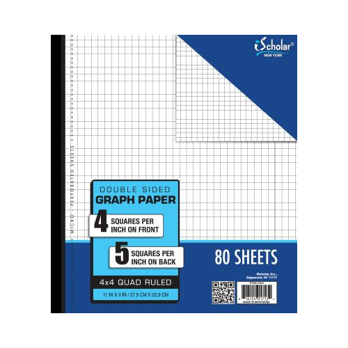 iScholar Double Sided Graph Paper