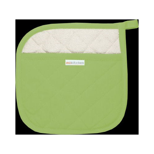 MUkitchen 100% Cotton Terry-Lined 9"x9" Potholder - Cactus